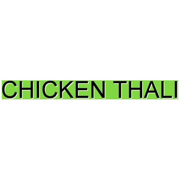 chicken thali