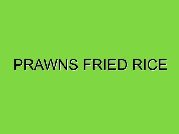 prawns fried rice